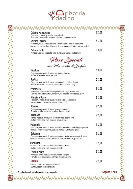 pizze speciali
